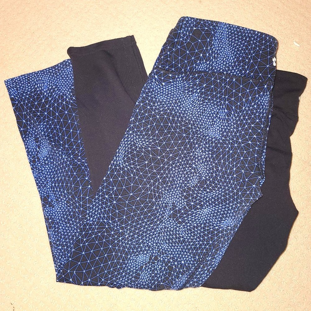 BOGO Galaxy Blue Leggings, Free Black Leggings